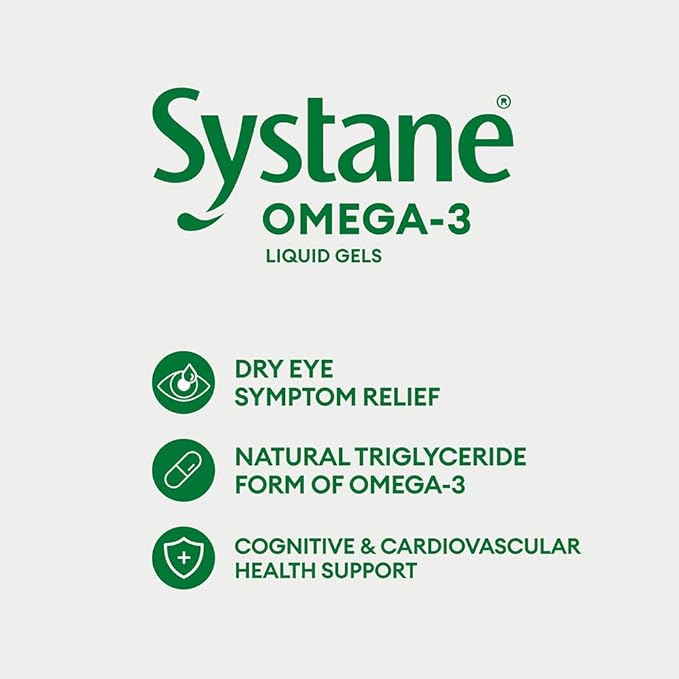 Alcon Systane Vitamin Omega-3 Healthy Tears 60 Softgel