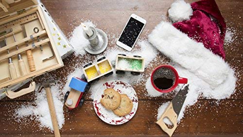 Barnie's Santa's White Christmas Coffee Pods Compatible with Keurig Brewers - A Festive Holiday Coffee Blend of Coconut Vanilla and Caramel Flavors - 48 count