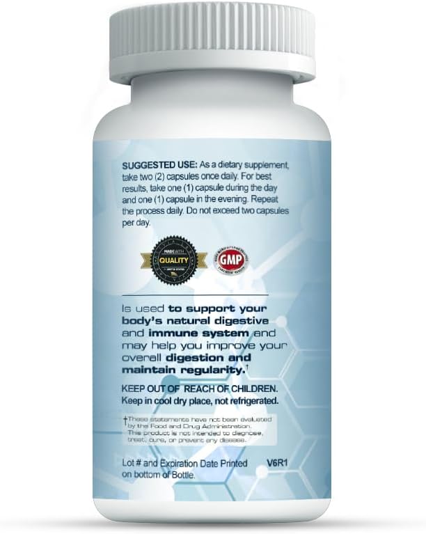 MegaBiotics50-40 Billion with 10 Probiotic Strains Dairy Soy and Gluten Free Strain Verified 60 Capsules