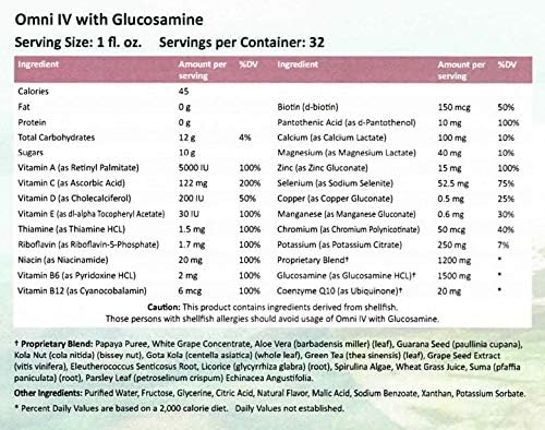 Omni IV with Glucosamine and Co-Q10 32 oz