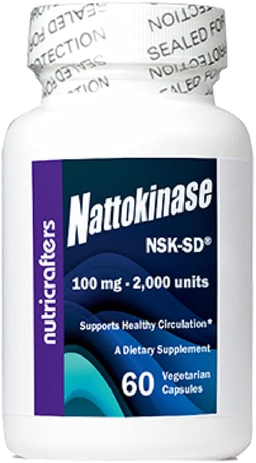 Enhanced Garlic EDTA and Nattokinase NSK-SD. Cardio Cleansing Health Bundle (Two Items)