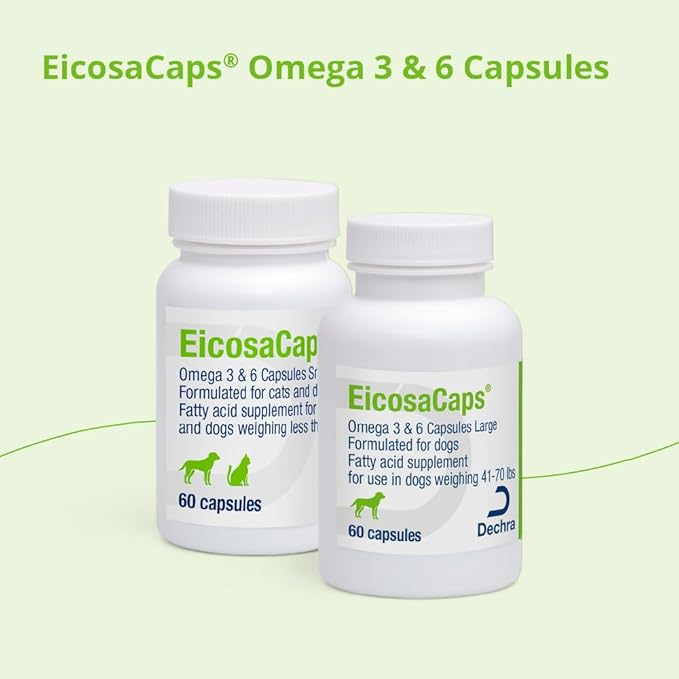 EicosaCaps® Omega 3 &amp 6 Capsules for Dogs 60 ct