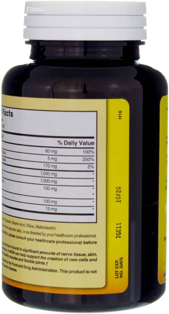 Nature's Blend Glucosamine/MSM Complex Capsules - 120 ct Pack of 5