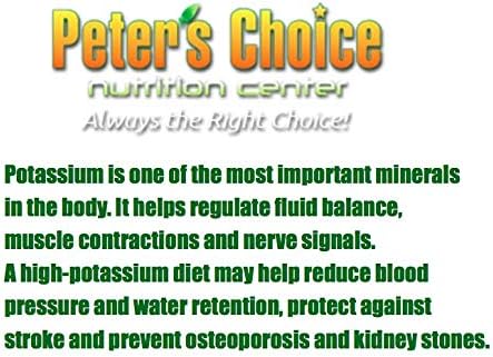 Peter Gillham’s Life Essentials Potassium Gluconate tablets 595mg 500 Tablets Support Electrolyte Balance Made in USA (Package May Vary)