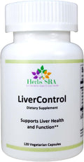 LiverControl Liver Support Supplement with Burdock Root Papaya Seed &amp Choline – Supports Liver Health and Function – 120 Vegetarian Capsules