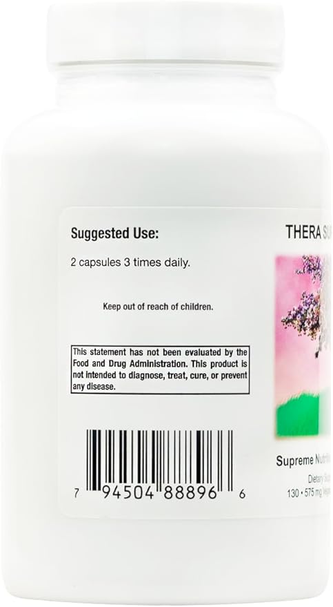 Supreme Nutrition Thera Supreme 130 Pure Herbal Combination Vegetarian Capsules