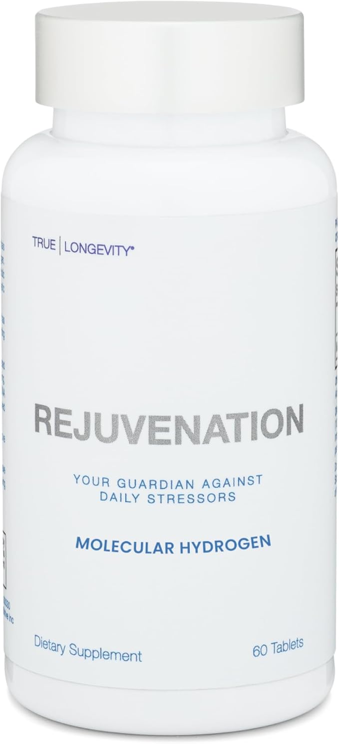 DRINK HRW Rejuvenation Molecular Hydrogen Water Tablets: 12 ppm H2 Patented USA Made IHSA-Certified Hydrogen &amp Magnesium Supplement. Supports Energy Recovery Cognitive Function (Unflavored 6