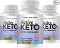 kivus Active Keto - Active Keto Capsules (3 Pack 180 Capsules)