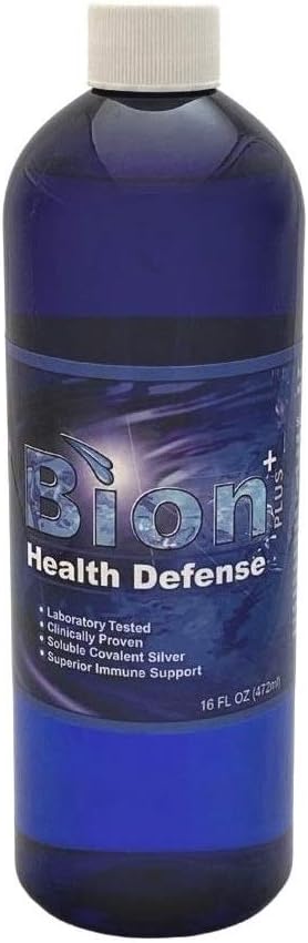 Bion SS Health Defense Silver Hydrosol Saturated with Ozone Liquid 16 Fl Oz
