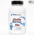Choline Bitartrate 650mg // 200 Capsules // Pure // by PureControl Supplements