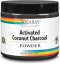 SOLARAY Activated Coconut Charcoal Powder 500 mg | Healthy Inner Cleansing &amp Digestive Tract Support | 300 Servings