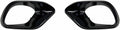 CLA 45 Fog Lamp Grille Trim Air Blade Compatible For Benz C118 W118 CLA45 AMG 2020-2023 Front Bumper Side Spoiler Splitter Canard(2 pcs)