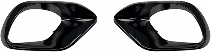 CLA 45 Fog Lamp Grille Trim Air Blade Compatible For Benz C118 W118 CLA45 AMG 2020-2023 Front Bumper Side Spoiler Splitter Canard(2 pcs)