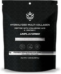 Benavidez Collagen Peptides – Unflavored | 20g Hydrolyzed Protein Powder with Hyaluronic Acid | Skin Hair Nails &amp Joint Support | Grass-Fed Keto &amp Paleo Friendly | 1.25 lb (567g)