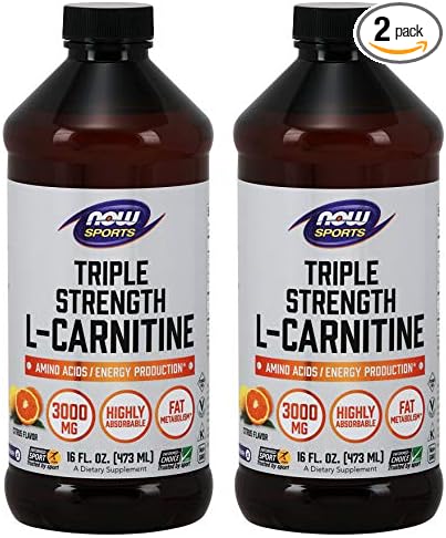 NOW Foods: L-Carnitine Liquid 3000mg 16 oz (2 Pack)