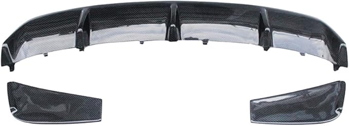 Carbon Fiber/FRP 3Pcs R Style Rear Diffuser Compatible for Mercedes Benz CLA W117 CLA180 CLA200 CLA250 CLA45 AMG Package 2013-2018 (Color : Only Diffuser CF)