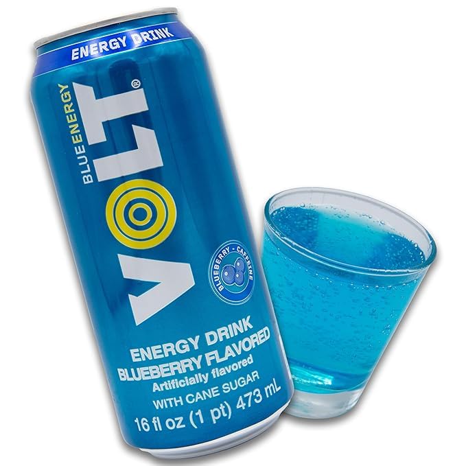 VOLT Energy Drink (16 fl. oz. 6 - pack Assorted Blueberry Guarana Berries MIX)
