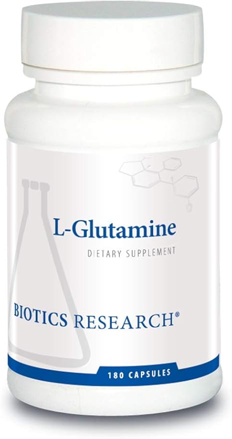 Biotics Research L Glutamine Gastrointestinal Health Gut Lining Support Optimal Muscle Support Lean Muscle Antioxidant Activity Free Form Amino Acid. 180 Capsules