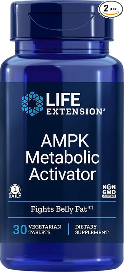 Life Extension AMPK Metabolic Activator 30 Tablets (Pack of 2)