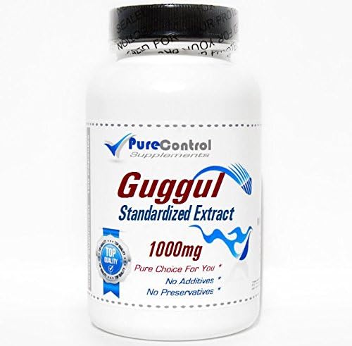 Guggul Standardized Extract 1000mg // 200 Capsules // Pure // by PureControl Supplements