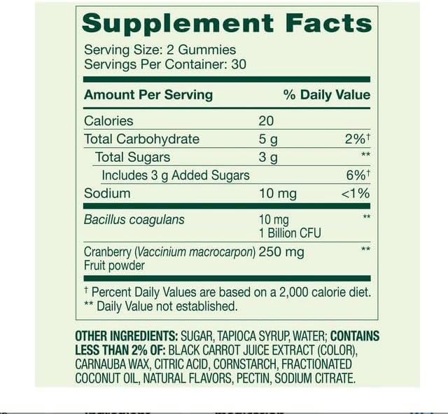 H4U Spring Valley Extra Strength Probiotic Vegetable Capsules for Digestive Health (Women's Gummies 60 Count)