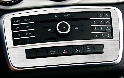 Eppar® New Center CD Decorative Cover for Mercedes Benz CLA Class C117 2013-2016 CLA180 CLA200 CLA220 CLA250 (Silver)