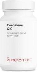 Supersmart - Co-Enzyme Q10 (CoQ10) 90mg per Day - Ubiquinol Supplement with Tocopherols &amp Vitamin E | Non-GMO &amp Gluten Free - 60 Softgels