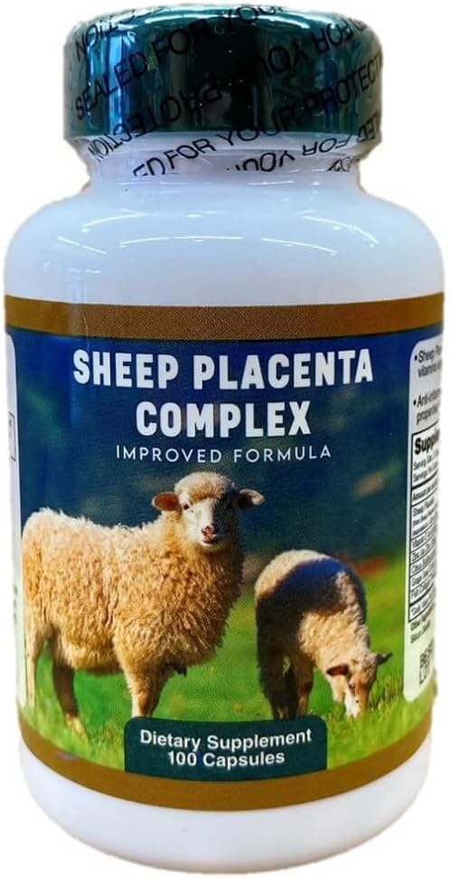 4 bottles Sheep Placenta Complex 100 Capsules/bottle Make In USA FRESH Faster shipping !!