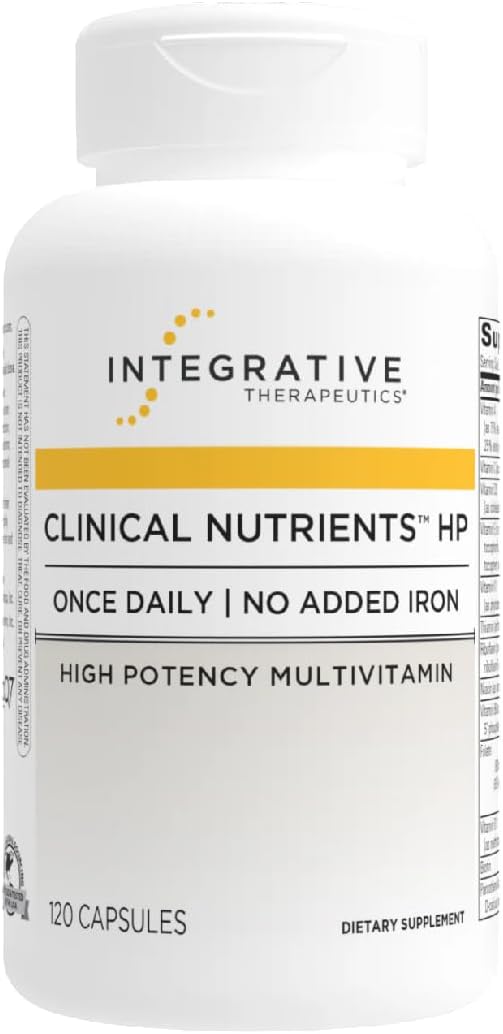 Integrative Therapeutics Clinical Nutrients HP - Daily Multivitamin for Vital Nutrients - Antioxidant Support for Men &amp Women* - No Added Iron - Dairy-Free - 120 Count (60 Servings)