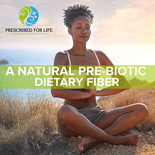 Prescribed For Life Inulin Powder | Prebiotics for Digestive Health | Gluten Free Vegan Non-GMO | Jerusalem Artichoke Supplement | Fructo Oligosaccharide FOS Powder (25 kg / 55 lb)