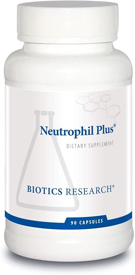 Biotics Research Neutrophil Plus Immune Support Maitake Mushroom Barberry Antioxidant Activity Optimal Immune Function Upper Respiratory Health 90 Capsules