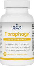 Arthur Andrew Medical Floraphage Prebiotic Formula and Probiotic Multiplier 90 Capsules