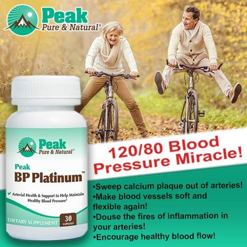 Peak BP Platinum from Peak Pure &amp Natural - 30 Capsules