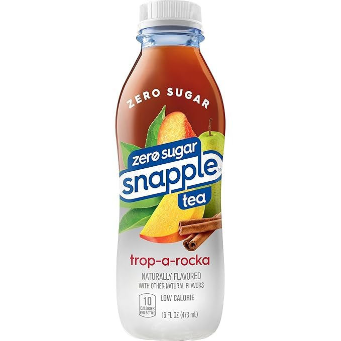 zero trop a rocka Ice Tea 16 fl oz recycled plastic bottle Pack of 17