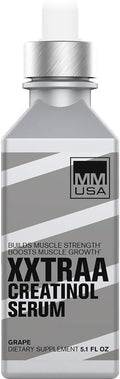 MMUSA XXTRAA Stable Creatine Serum for Bodybuilding &amp Powerlifting. Boosts Muscle Mass Strength Energy &amp Endurance. Speeds Recovery Reduces Lactic Acid. with Joint Support. Grape 5.1 Fl Oz