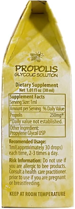 Official Distributor - 3 Bottles of Apiario Silvestre Brazilian Green Bee Propolis Liquid Glycolic Extract-Non Alcoholic Wax Free Sugar Free