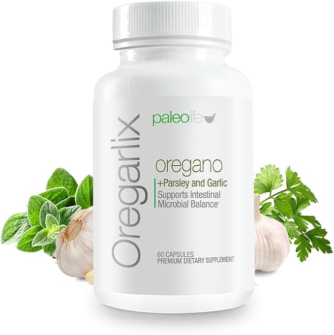 Paleolife - Oregarlix - Premium Gut Health Supplement. Microbial Balance with Premium Prebiotics - Help Keep Good Bacteria Healthy &amp Growing - 100% Natural (1-Pack)