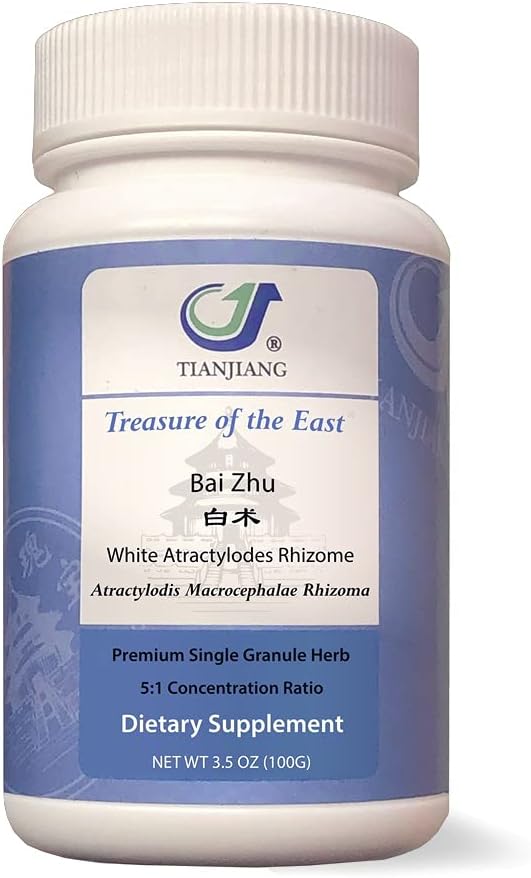 Treasure of The East White Atractylodes Rhizome - Bai Zhu (5:1 Concentrated Herbal Extract Granules 100g)