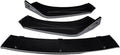 3Pcs Car Accessories Bumper Lip Side Sport Splitter Spoiler Body Kit Compatible For Benz CLA Class CLA200 CLA250 2013 15 19 2022(BLACK)