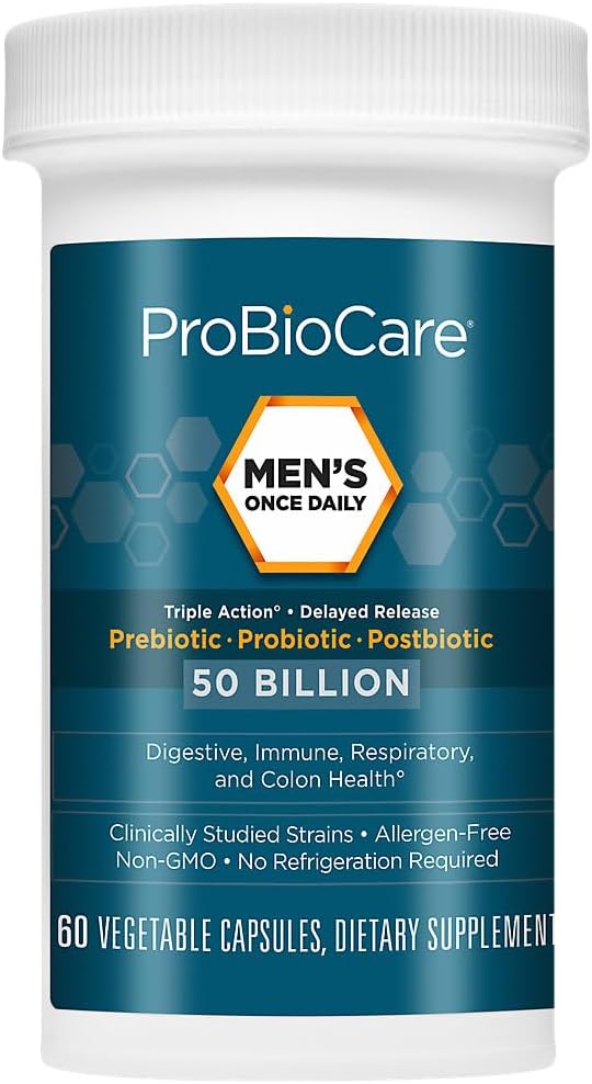 MenaTMs Once Daily Probiotic a Digestive Health a 50 Billion CFU of Probiotics (60 Capsules)