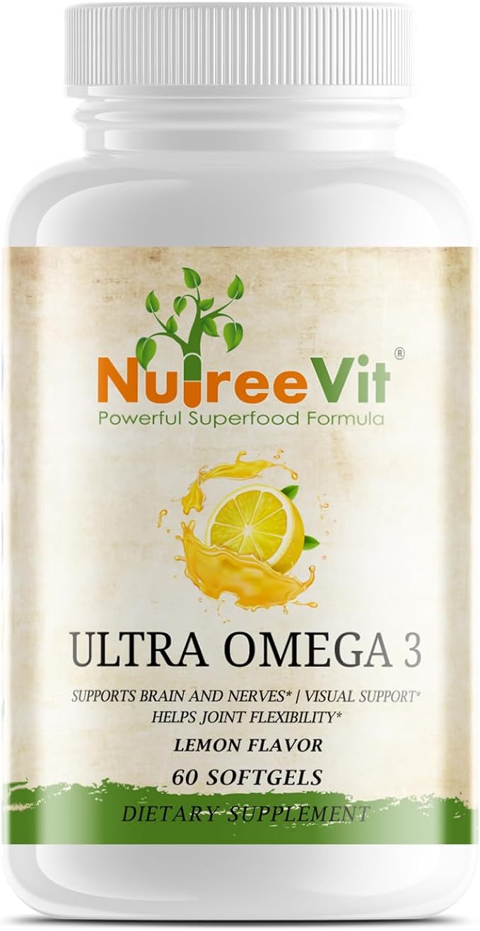 NutreeVit Ultra Omega 3-Lemon Flavor