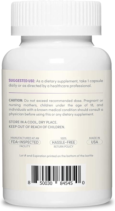 High Potency Potassium Iodine Supplement - Potassium Iodide USP and Free Iodine Capsules 12.5mg Precise Dosage Blend - Capsule Alternative to Lugol's Supplement for Thyroid Energy &amp Immunity (3 Mo