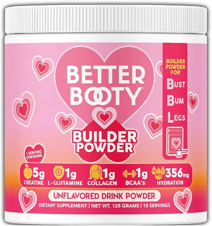 Angry Supplements Women's Creatine Monohydrate BBL Tablets 90ct and Builder Powder 125g Creatine Complex for Women Combo