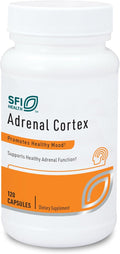 Klaire Labs SFI Health Adrenal Cortex - Targeted Adrenal Support Supplements for Cortisol Health - Purified BSE-Free Lyophilized Extract from Pasture-Fed Bovine (120 Capsules)