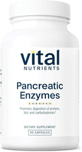 Vital Nutrients Pancreatic Enzymes 1000mg (Full Strength) - Pancreatin Digestion Supplement with Protease Amylase &amp Lipase - Digestive Enzymes - Gluten Dairy and Soy Free - 90 Capsules