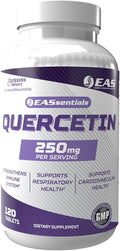 EAS Quercetin 250mg | Heart &amp Respiratory Health | Supports Immune Response | Gluten Free Non GMO | Better Absorption with Cyclosome Delivery | 120 Tablets