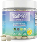 BODY C.E.O. Hydrogen Water Tablets with Magnesium | Molecular Hydrogen Tablets for Drinking Water | Support Energy Focus &amp Antioxidant Balance | Vegan &amp Gluten Free Supplement| 90 Count (Lemon