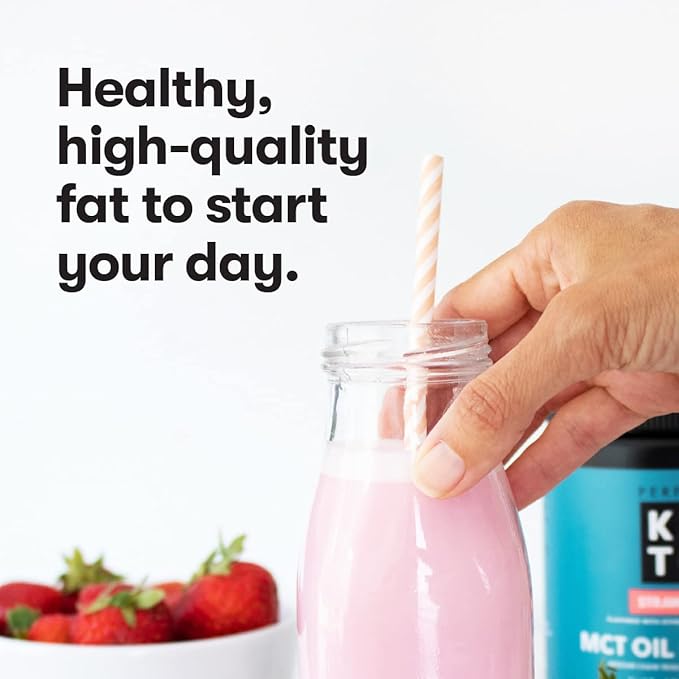 Perfect Keto 7g MCT Oil Powder Medium Chain Triglycerides Supplement Non Dairy Coffee Creamer for Keto Diet Ketogenic MCT Oil Mix for Coffee Smoothie Protein Shakes and Tea Vanilla 30 Servings