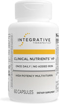 Integrative Therapeutics Clinical Nutrients HP - Daily Multivitamin for Vital Nutrients - Antioxidant Support for Men &amp Women* - No Added Iron - Dairy-Free - 60 Count (30 Servings)