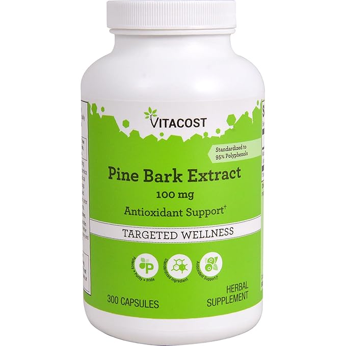 Vitacost Pine Bark Extract - Standardized to 95% OPC -- 100 mg - 300 Capsules